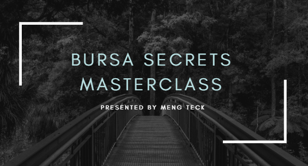 Bursa Secrets Masterclass