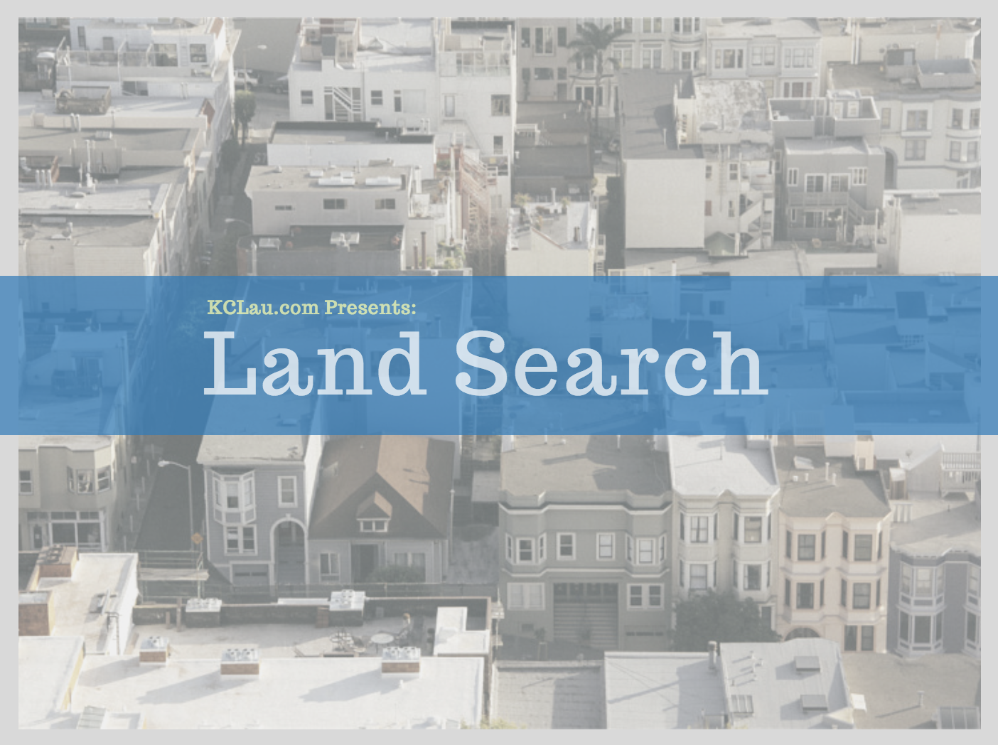 Land Search: What, Why and How?