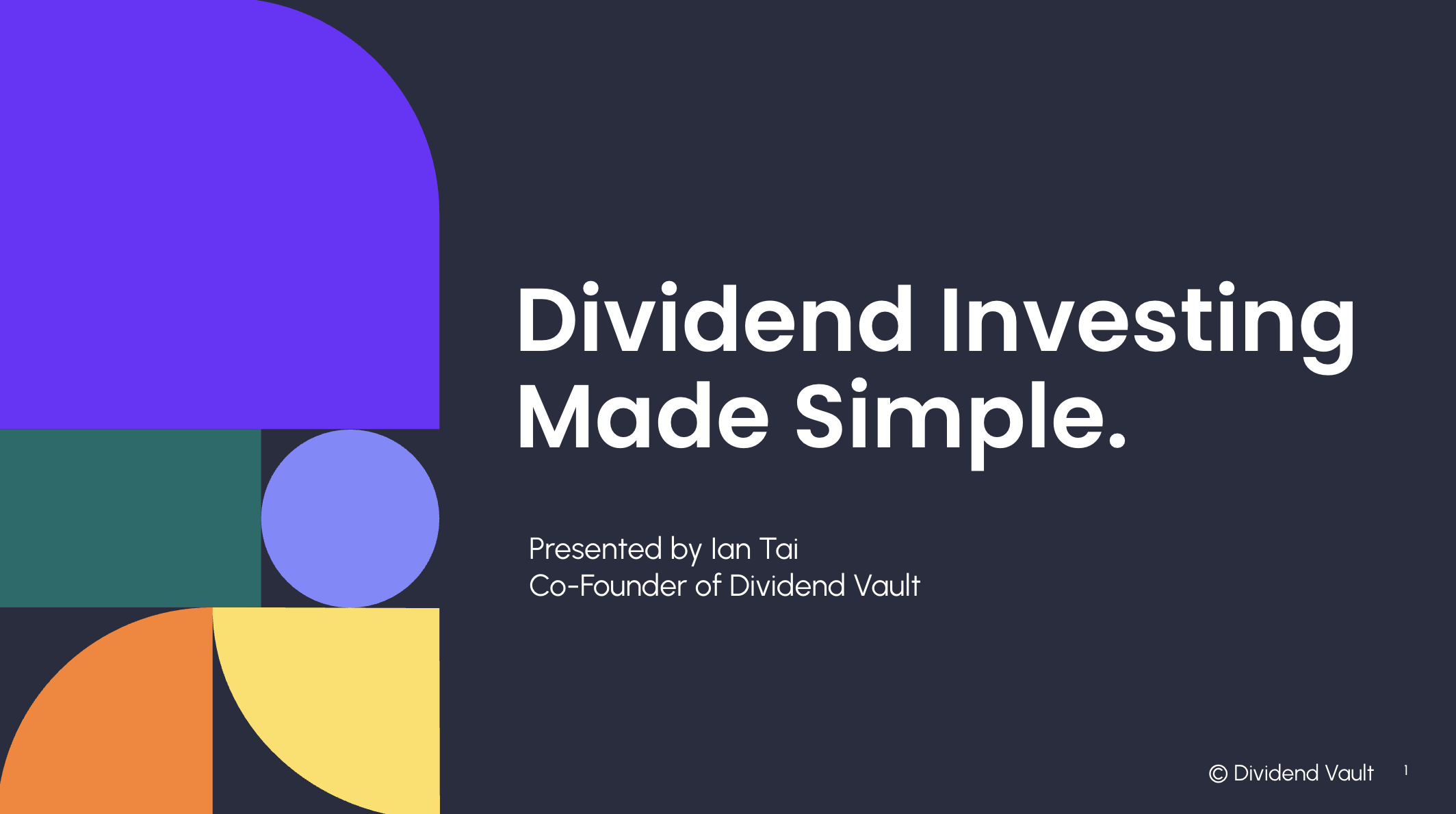 Dividend Investing Made Simple: Building a Stock Portfolio that Pays You Like Clockwork